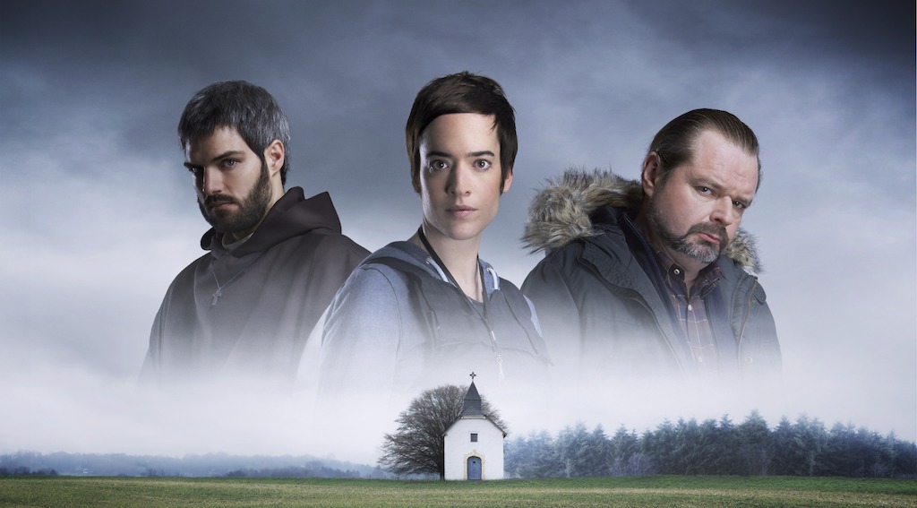 Lucas (Clément Manuel), Chloé Muller (Stéphanie Blanchoud), Patrick Stassart (Philippe Jeusette) - (c) RTBF