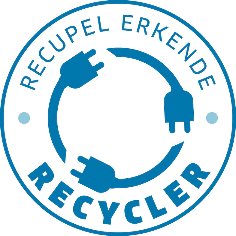Logo Recupel erkende Recycler