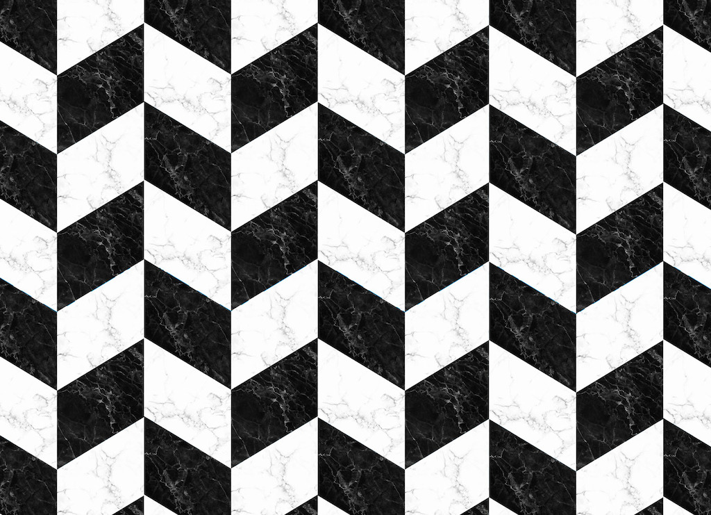 Savoy | <br/>Black and White Marble Effect Flooring