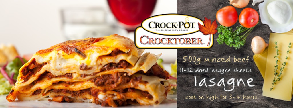 Crocktober - Lasagne