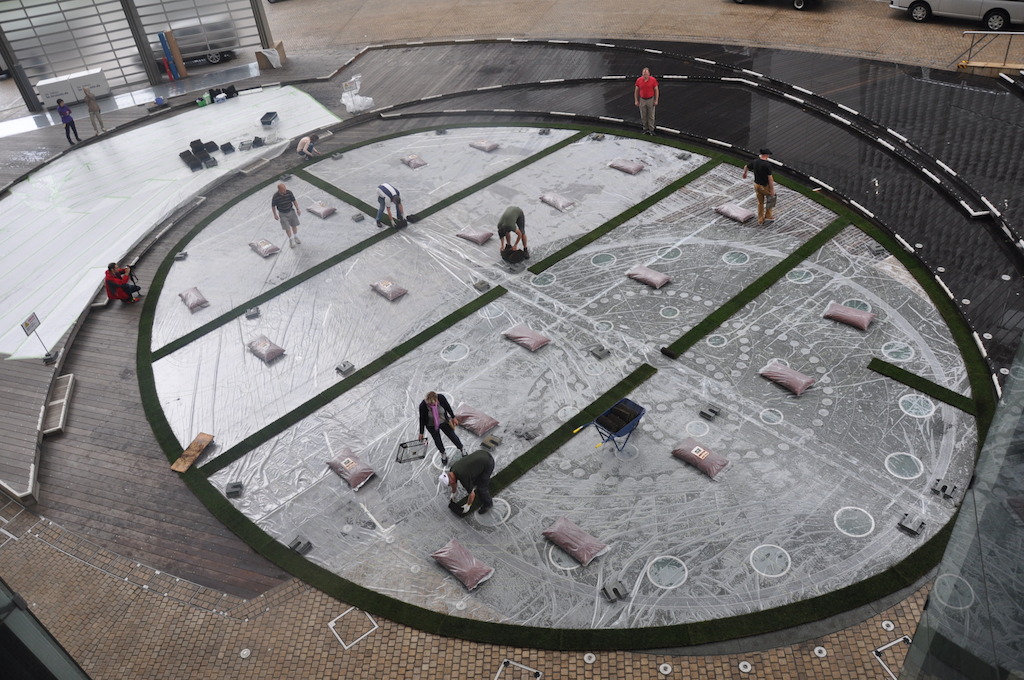 Tapis de fleurs @Roppongi