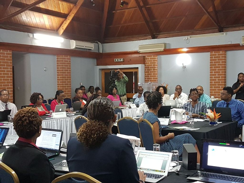 Participants at the OECS Living Standards Measurement Committee (LSMC) Joint Sixth Technical and Ninth General meeting