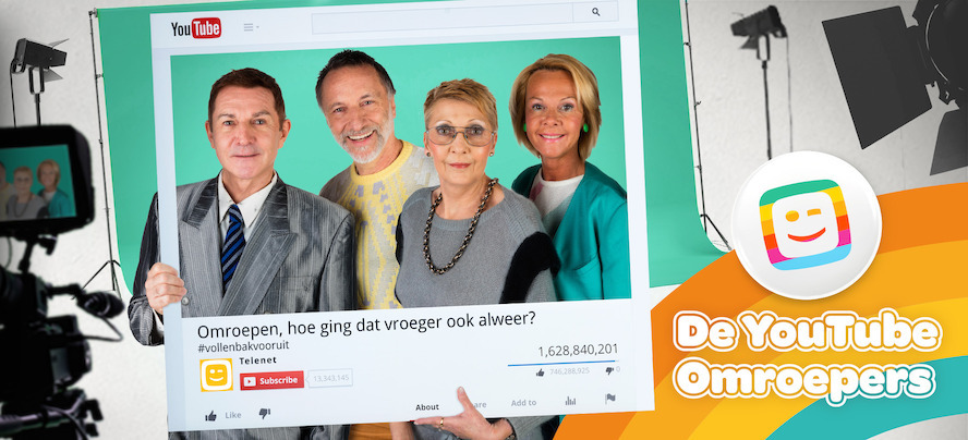 Iconische tv-omroep(st)ers nu op YouTube