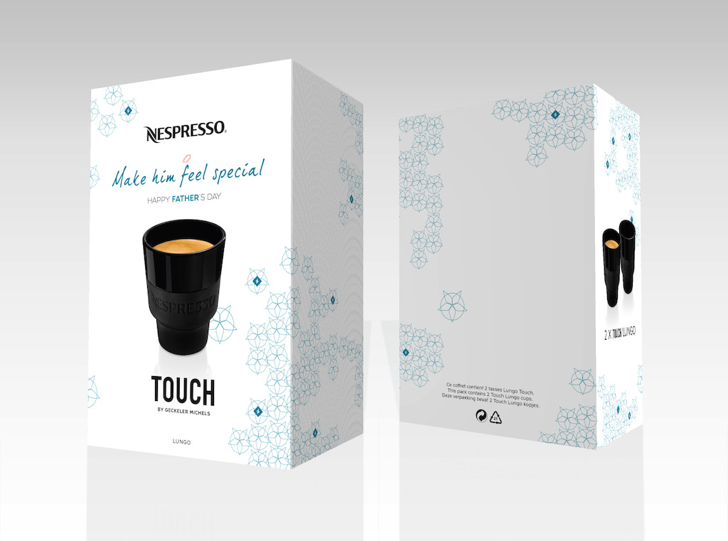 Nespresso -- Make him feel special- Touch Lungo: 18 €