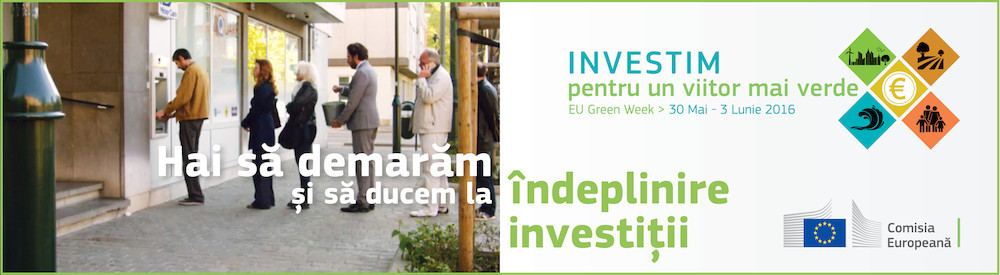 Vicepreședintele Comisiei Europene va vorbi despre investiții ecologice