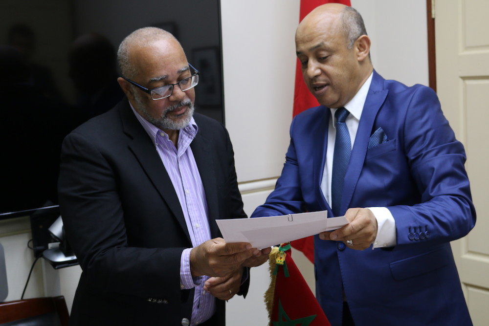 Ambassador of the Kingdom of Morocco Presents Credentials to the Director General of the Organisation of Eastern Caribbean States (OECS)