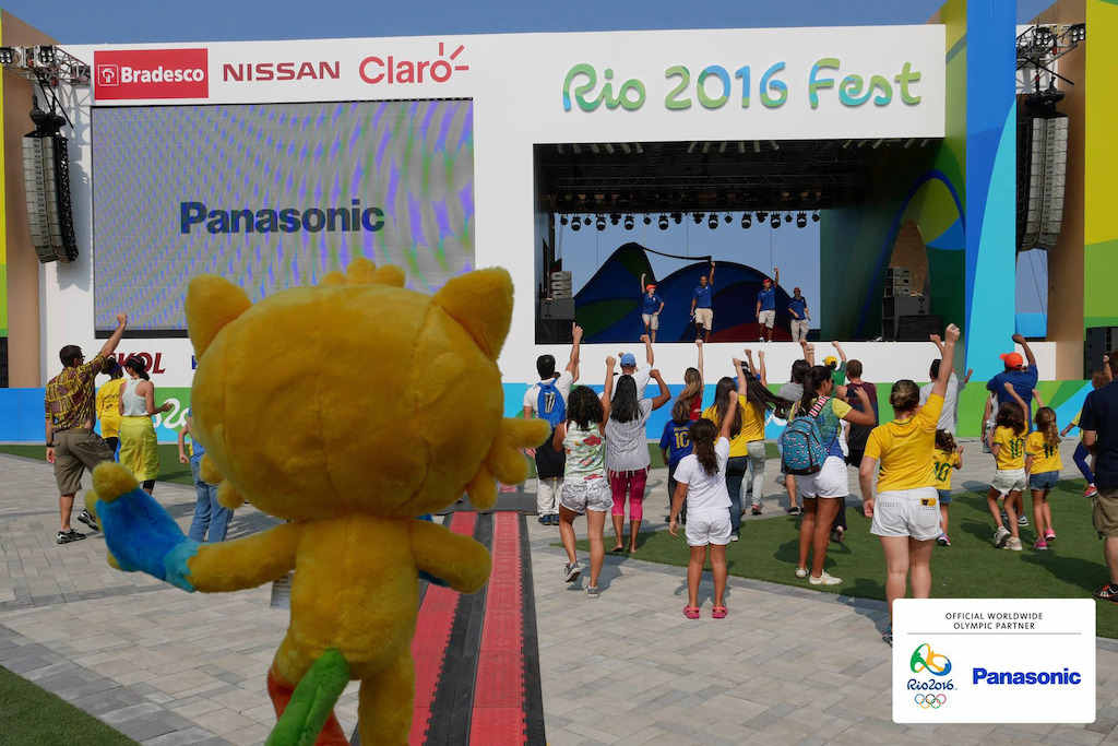 Panasonic @ JJOO Rio 2016 Pantalla LED en Zona Aficionados