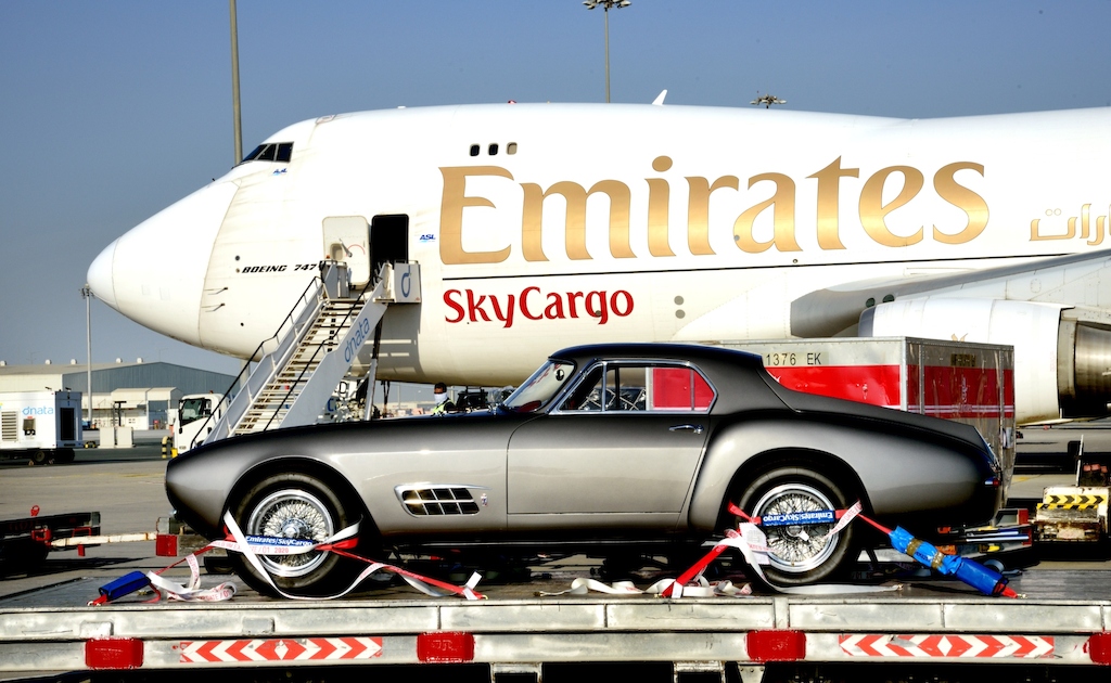Emirates SkyCargo transports Classic Ferraris for Gulf Concours