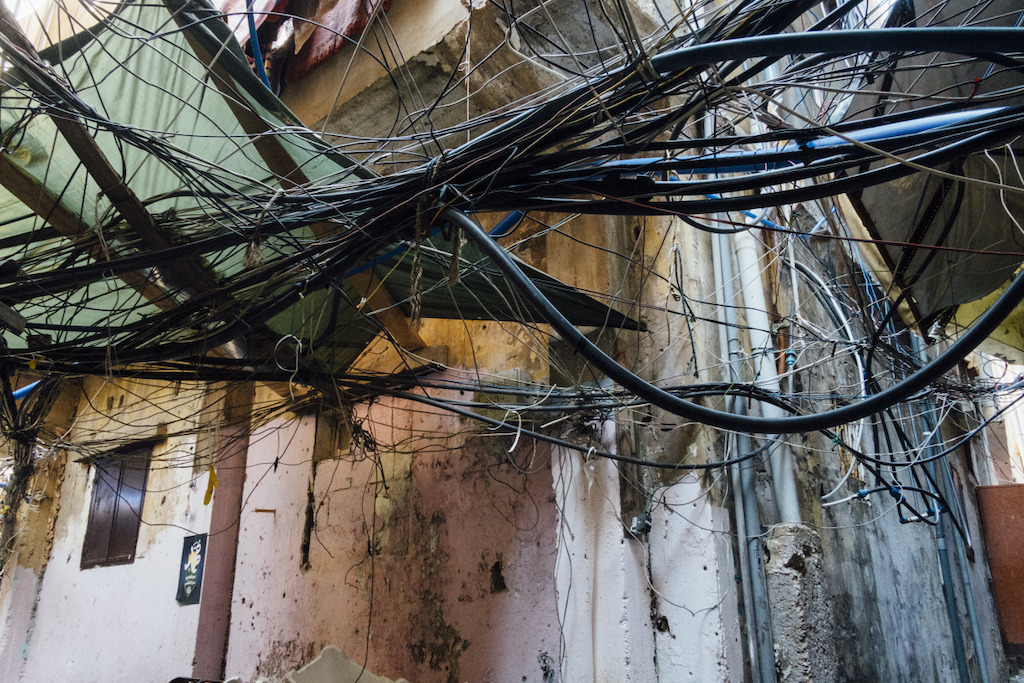 Burj el-Barajneh refugee camp in southern Beirut. Photographer: Bruno De Cock