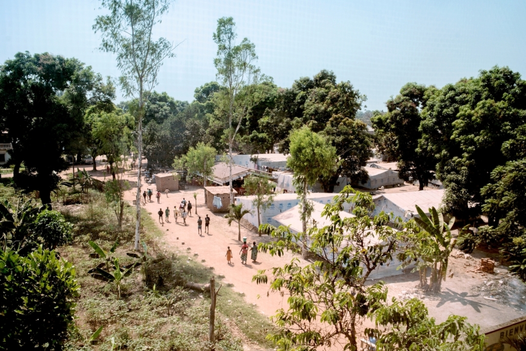 MSF159618<br/><br/>General view of a displaced persons camp in Fateb, Bangui.