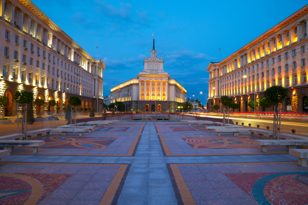 City centre of Sofia, Bulgaria