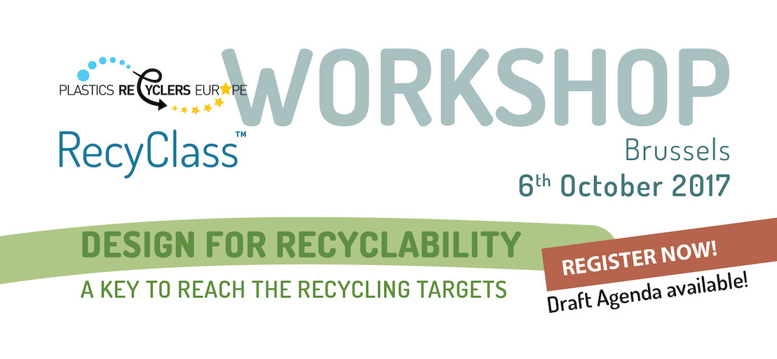 REGISTER NOW! Design for Recyclability Workshop - 6 Oct. 2017