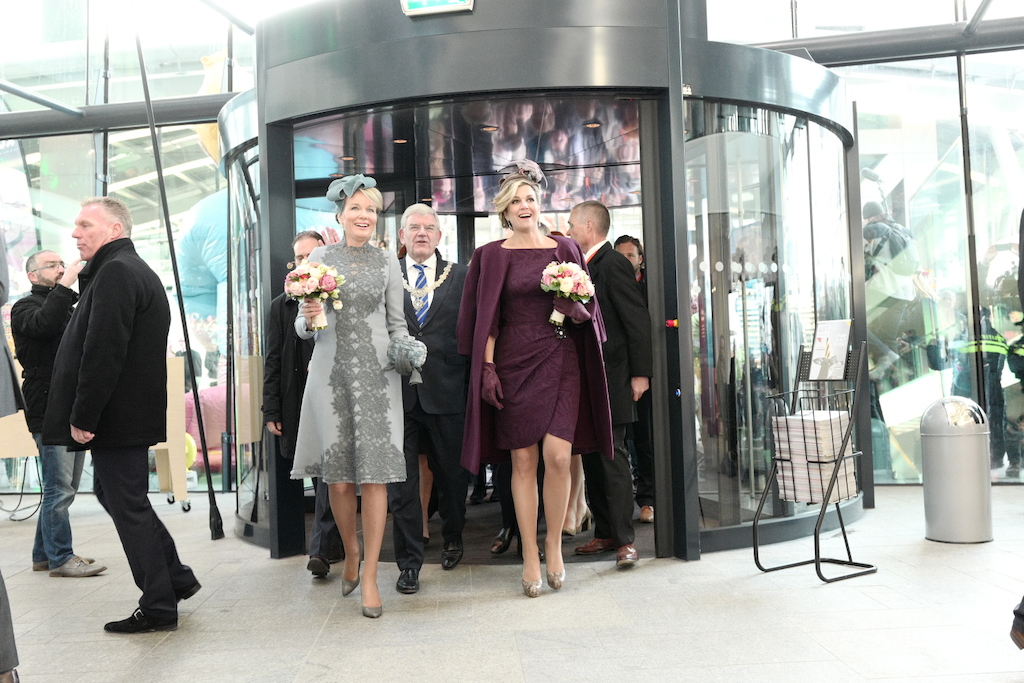 Visite royale à la gare d’Utrecht