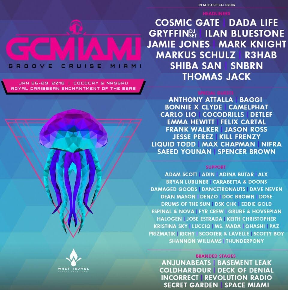 Groove Cruise Lineup