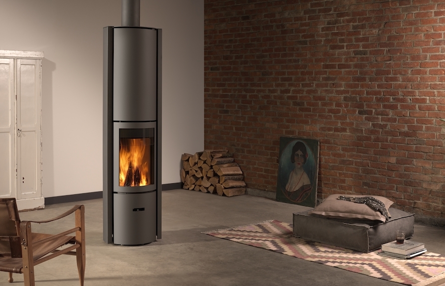 Le poêle à bois design Stûv 30compact H à accumulation de Le poêle à bois design Stûv 30compact H à accumulation de
